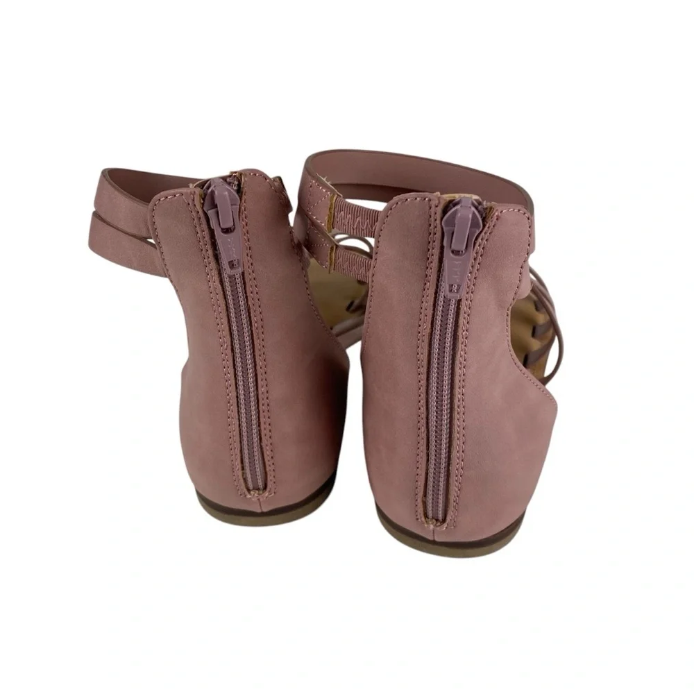 American Eagle AE Gladiator Sandals Women’s Size 8 Pink Maeve Flats - Picture 8 of 12